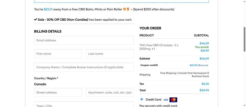 CBDNorth Coupon Code - Get 15% Off at Checkout